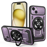 Husa pentru iPhone 15 Plus, Techsuit RuggedCam, albastru