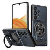 Husa pentru Samsung Galaxy A33 5G, Techsuit RuggedCam, albastru