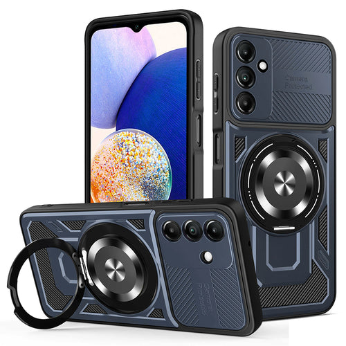 Husa pentru Samsung Galaxy A14 5G, Techsuit RuggedCam, albastru