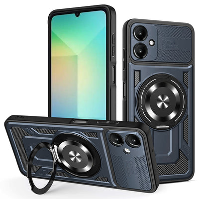 Husa pentru Samsung Galaxy A06 4G, Techsuit RuggedCam, albastru