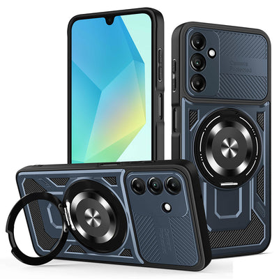 Husa pentru Samsung Galaxy A16 4G, Techsuit RuggedCam, albastru