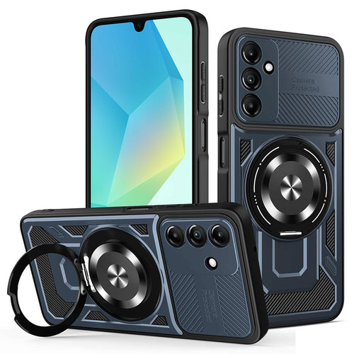 Husa pentru Samsung Galaxy A16 4G, Techsuit RuggedCam, albastru