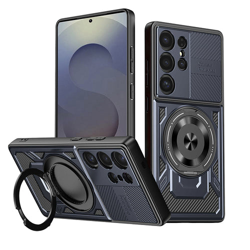 Husa pentru Samsung Galaxy S25 Ultra, Techsuit RuggedCam, albastru