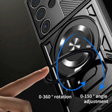 Husa pentru Samsung Galaxy S25 Ultra, Techsuit RuggedCam, albastru