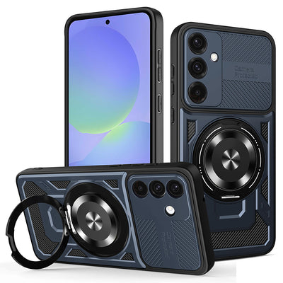 Husa pentru Samsung Galaxy A36 5G, Techsuit RuggedCam, albastru