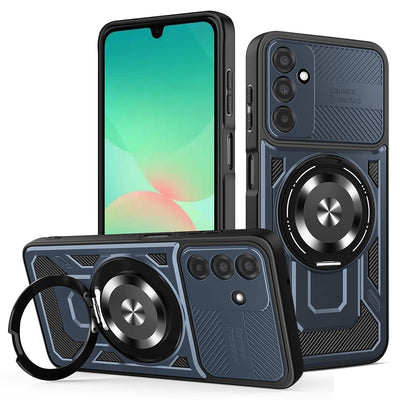 Husa pentru Samsung Galaxy A26 5G, Techsuit RuggedCam, albastru