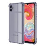 Husa pentru Samsung Galaxy A04e, Techsuit Shockproof Clear Silicone, fumuriu