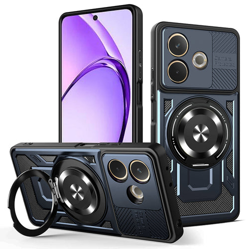 Husa pentru OPPO A5 Pro 5G, Techsuit RuggedCam, albastru
