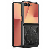 Husa pentru Samsung Galaxy Z Flip7, Techsuit CamGuard Pro, albastru