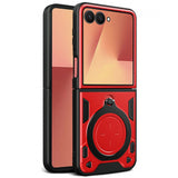 Husa pentru Samsung Galaxy Z Flip7, Techsuit CamGuard Pro, albastru