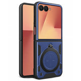 Husa pentru Samsung Galaxy Z Flip7, Techsuit CamGuard Pro, albastru