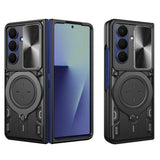 Husa pentru Samsung Galaxy Z Fold7, Techsuit CamGuard Pro, albastru