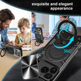 Husa pentru iPhone 17 Pro, Techsuit CamGuard Pro, albastru