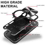 Husa pentru iPhone 17 Pro Max, Techsuit CamGuard Pro, albastru