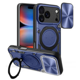 Husa pentru iPhone 17 Pro Max, Techsuit CamGuard Pro, albastru