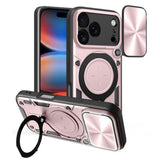 Husa pentru iPhone 17 Pro Max, Techsuit CamGuard Pro, roz auriu