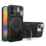 Husa pentru iPhone 17, Techsuit CamGuard Pro, albastru