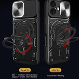 Husa pentru iPhone 17, Techsuit CamGuard Pro, albastru