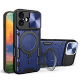 Husa pentru iPhone 17, Techsuit CamGuard Pro, albastru