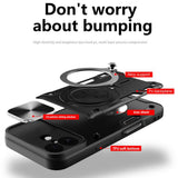 Husa pentru iPhone 17, Techsuit CamGuard Pro, albastru