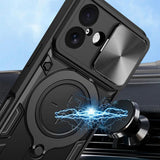 Husa pentru iPhone 17, Techsuit CamGuard Pro, albastru