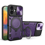 Husa pentru iPhone 17, Techsuit CamGuard Pro, albastru