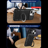 Husa pentru iPhone 17, Techsuit CamGuard Pro, albastru