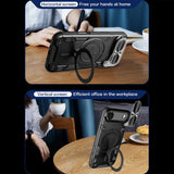 Husa pentru iPhone 17 Air, Techsuit CamGuard Pro, albastru