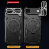 Husa pentru iPhone 17 Air, Techsuit CamGuard Pro, roz auriu