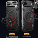 Husa pentru iPhone 17 Air, Techsuit CamGuard Pro, roz auriu