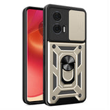 Husa pentru Motorola Edge 50, Techsuit CamShield Series, albastru
