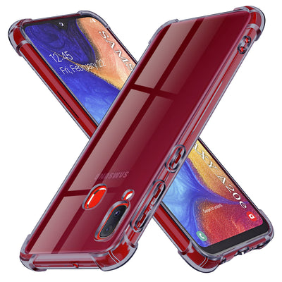 Husa pentru Samsung Galaxy A20e, Techsuit Shockproof Clear Silicone, fumuriu