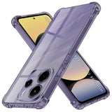 Husa pentru Xiaomi Redmi Note 14 4G (Regional), Techsuit Shockproof Clear Silicone, fumuriu