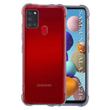Husa pentru Samsung Galaxy A21s, Techsuit Shockproof Clear Silicone, fumuriu
