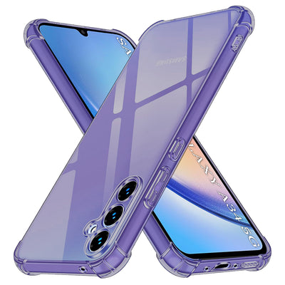 Husa pentru Samsung Galaxy A34 5G, Techsuit Shockproof Clear Silicone, fumuriu