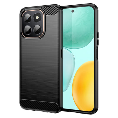 Husa pentru Honor X6c, Techsuit Carbon Silicone, negru