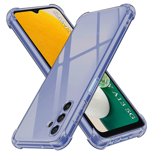 Husa pentru Samsung Galaxy A13 5G, Techsuit Shockproof Clear Silicone, fumuriu