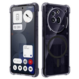 Husa pentru Nothing Phone (3a) Pro, Techsuit Shockproof Clear Silicone MagSafe, fumuriu