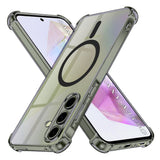 Husa pentru Samsung Galaxy A35 5G, Techsuit Shockproof Clear Silicone MagSafe, fumuriu