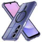 Husa pentru Samsung Galaxy A15 4G, Techsuit Shockproof Clear Silicone MagSafe, fumuriu