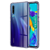 Husa pentru Huawei P30, Techsuit Shockproof Clear Silicone, fumuriu