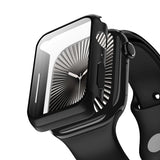 Husa smartwatch pentru Apple Watch 7 41mm, Anank, negru