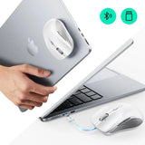 Mouse wireless ESR MagMouse (6H0020301), Prindere magnetica, Integrat Type-C Cable, 800-4800DPI, alb