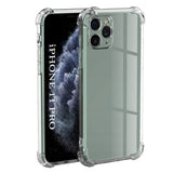 Husa pentru iPhone 11 Pro, Techsuit Shockproof Clear Silicone, transparenta
