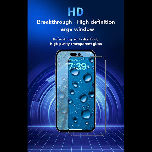 Folie de protectie pentru iPhone 16 Pro Max, Anank 2.5D Reinforced Edge Screen Protector