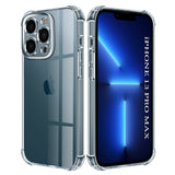 Husa pentru iPhone 13 Pro Max, Techsuit Shockproof Clear Silicone, transparenta