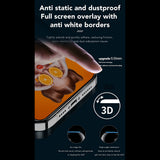 Folie de protectie pentru iPhone 14 Pro, Anank 2.5D Reinforced Edge Privacy Screen Protector
