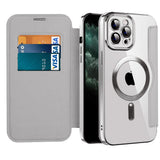 Husa pentru iPhone 11 Pro Max, Techsuit SmartMag Book Case, albastru