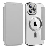 Husa pentru iPhone 11 Pro Max, Techsuit SmartMag Book Case, albastru