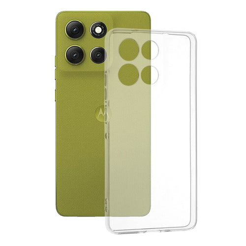 Husa pentru Motorola Moto G86, Techsuit Clear Silicone, transparenta